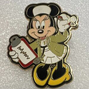 Vtg Disney Nurse Minnie 2004 Official Pin Trading RN LVN PA Medical